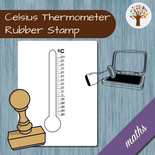 Montessori Thermometer Stamp