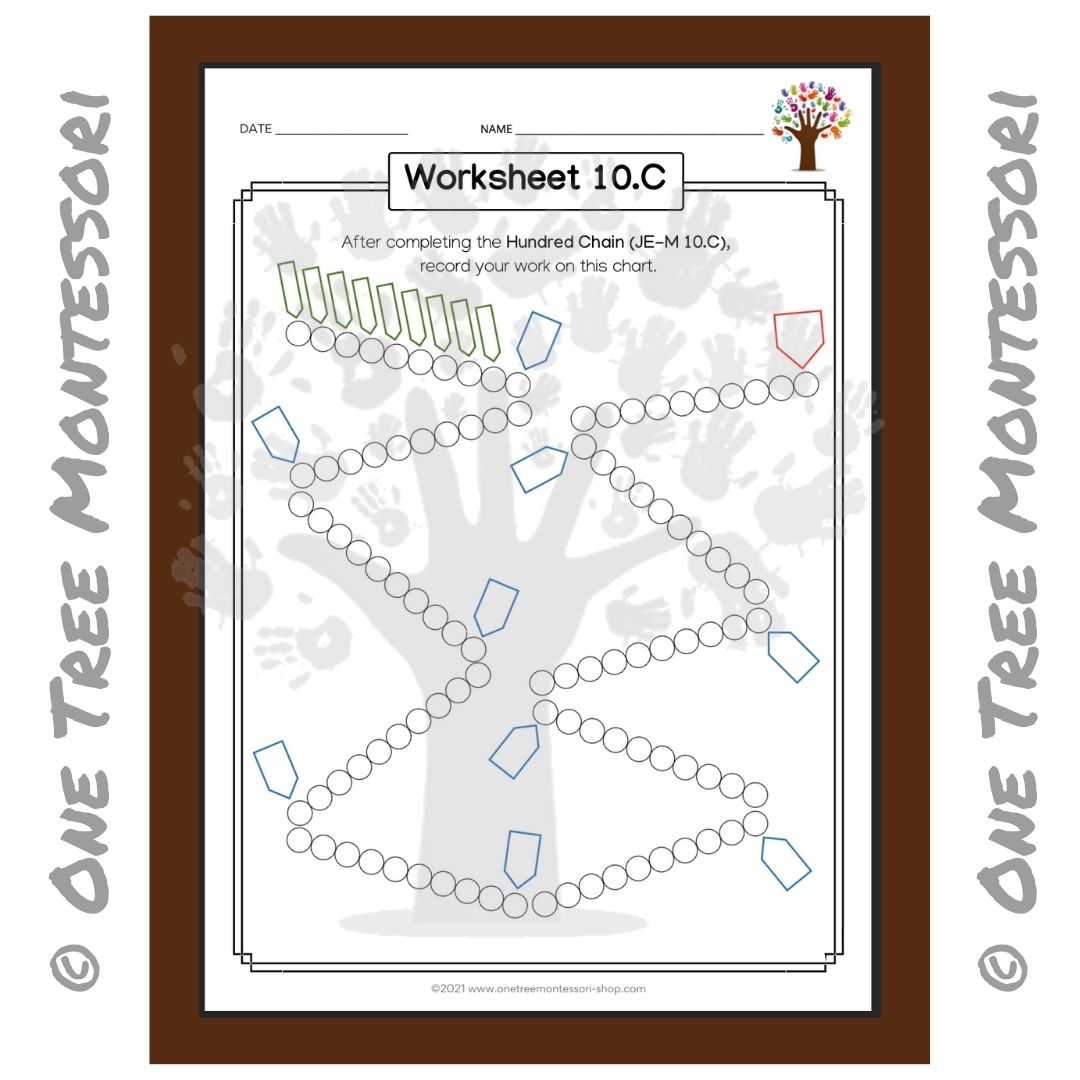 Worksheet for the 100 Chain - Free for Subscribers