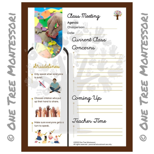 Class Meeting: Agenda Template - Free for Subscribers