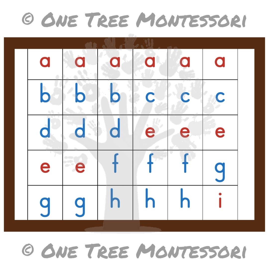 Moveable Alphabet in Print - Free for Subscribers