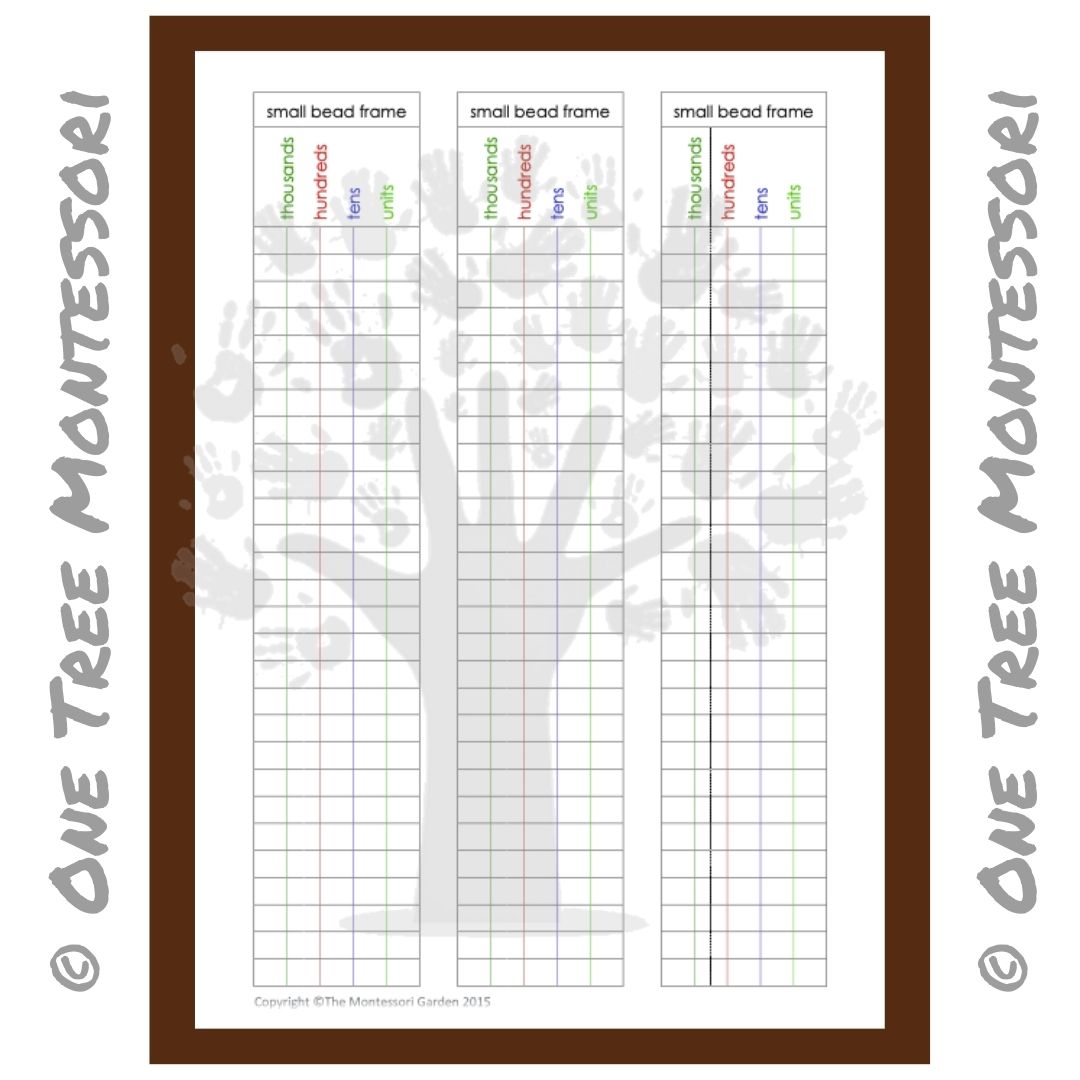 Kleines Perlenrahmenpapier - Kostenlos für Abonnenten