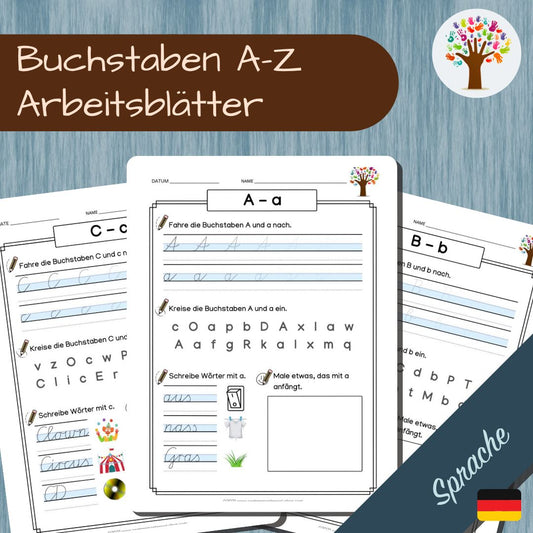Worksheets: Letter Practice (Editable Canva Template)