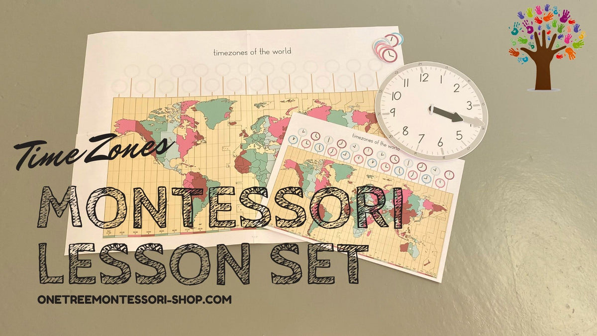 Teaching Time Zones HandsOn for Ages 69 One Tree Montessori