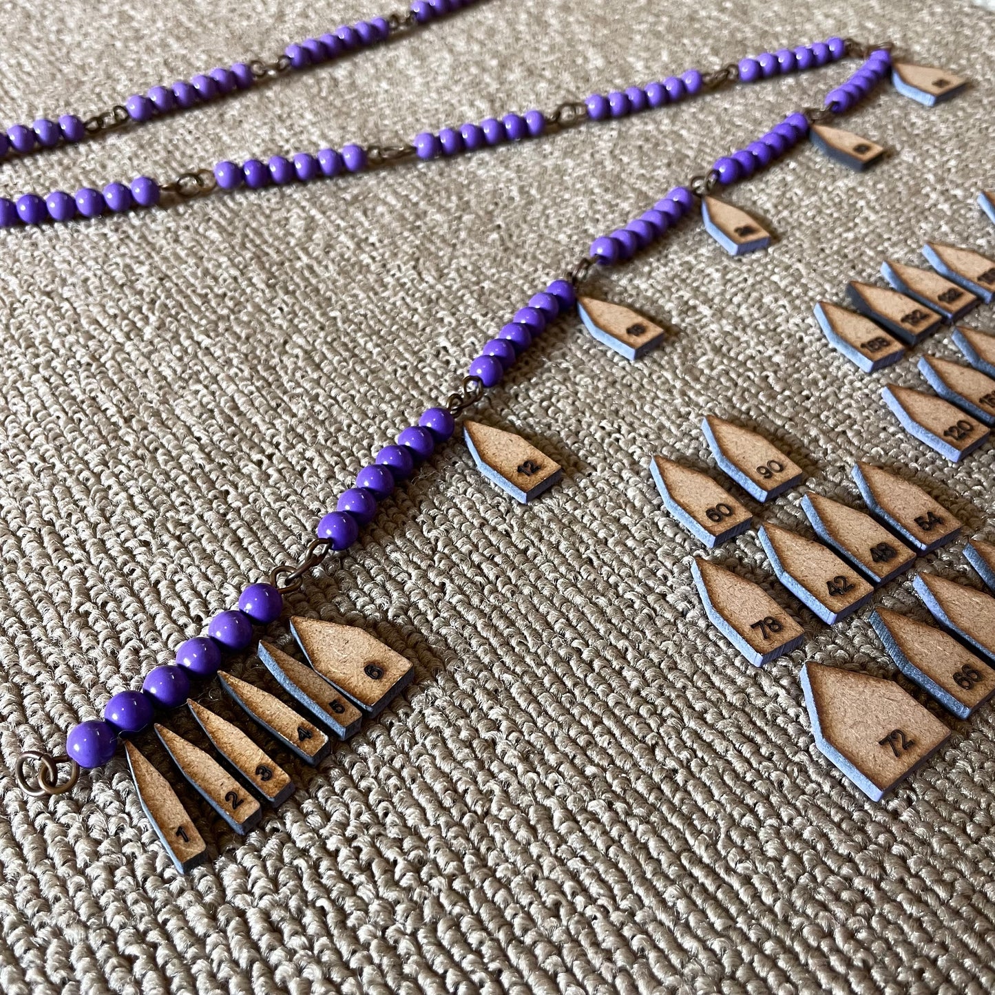 Wooden Bead Chain Arrows