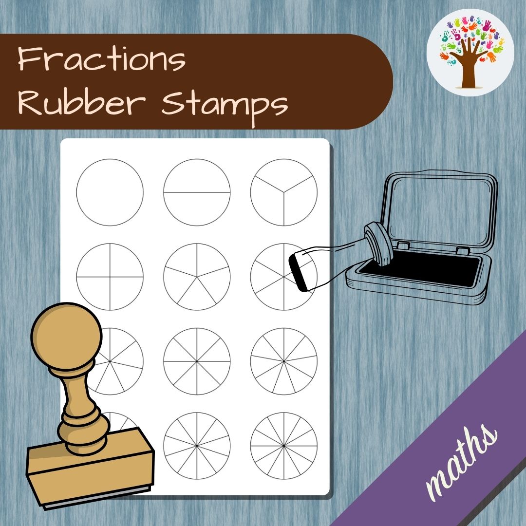 Montessori Fraction Stamps