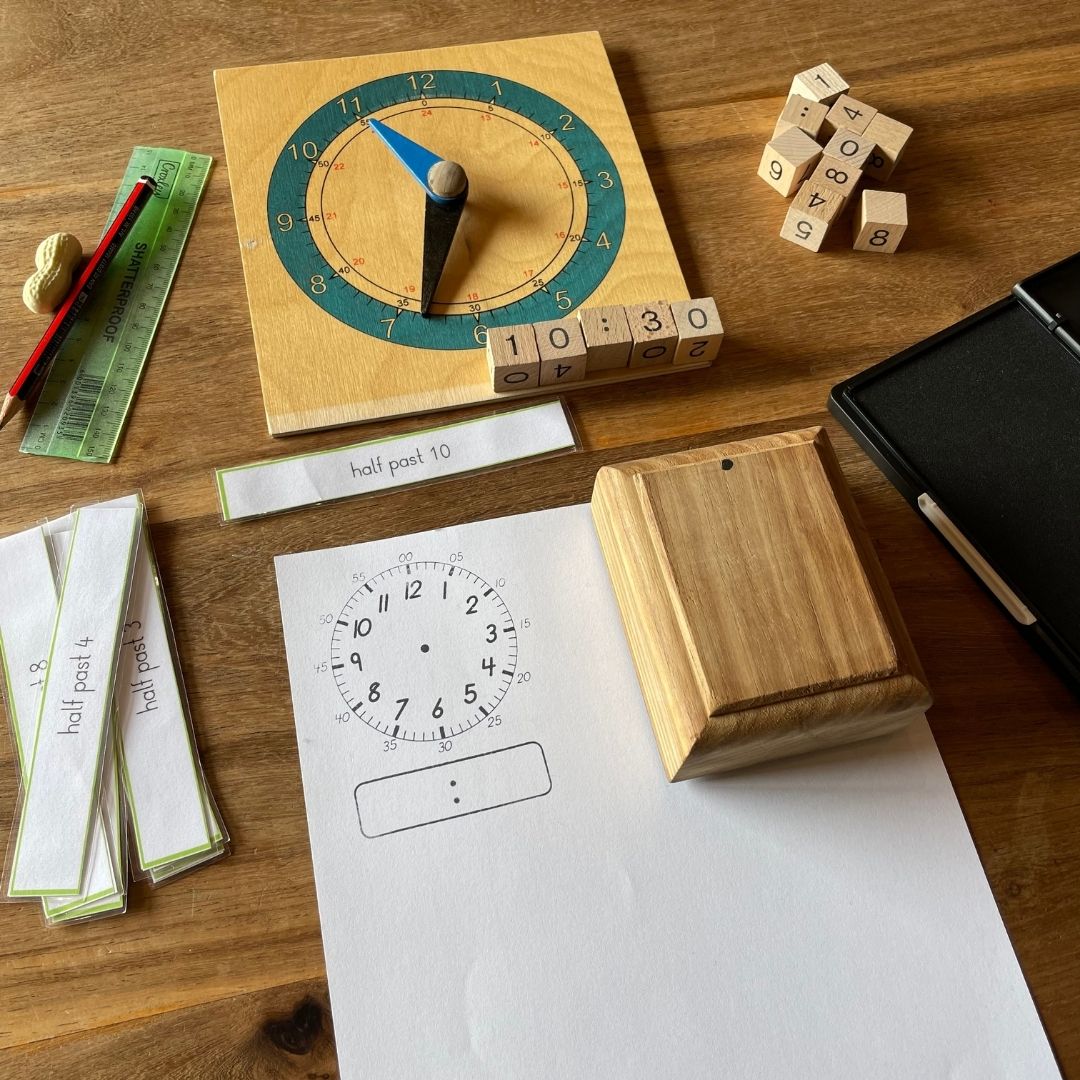 Montessori Clock Stamp