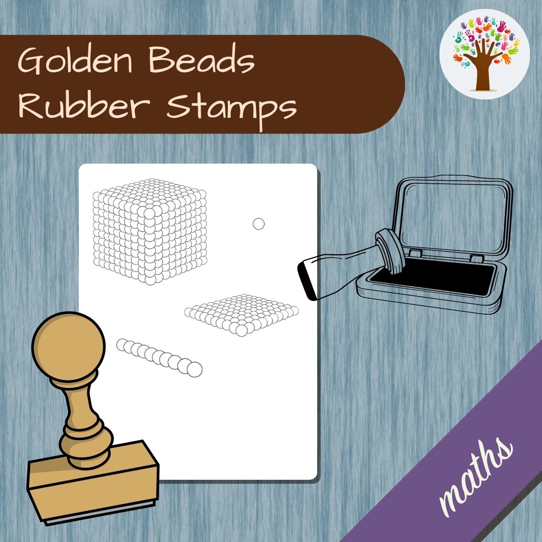 Montessori Goldene Perlen Briefmarken