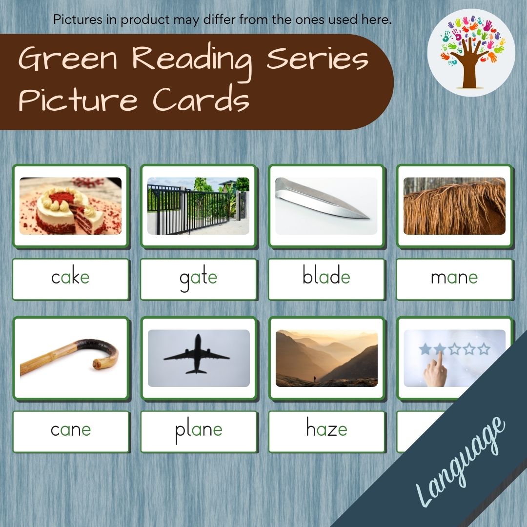 Montessori Green Reading Series: Picture Cards – One Tree Montessori ...